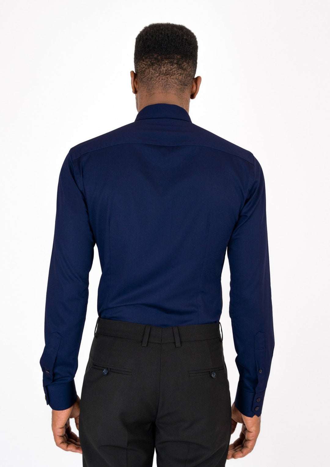 Deep Blue Ultrasoft Bamboo Shirt - SARTORO