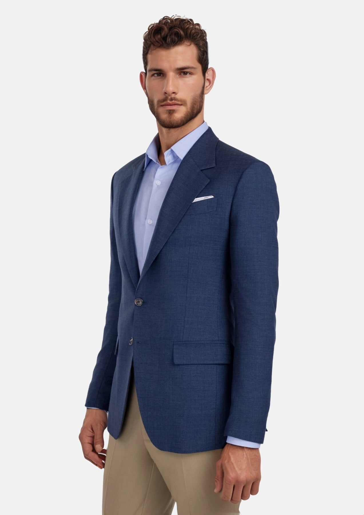 Delft Blue Bamboo Ellis Jacket