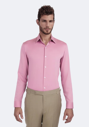 Flamingo Jacquard Bamboo Shirt - SARTORO