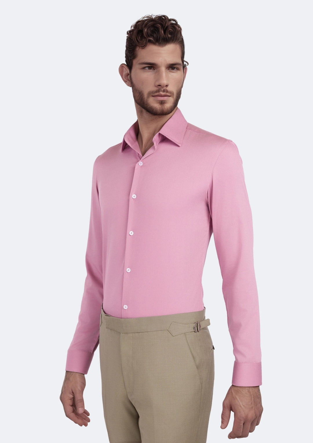 Flamingo Jacquard Bamboo Shirt - SARTORO