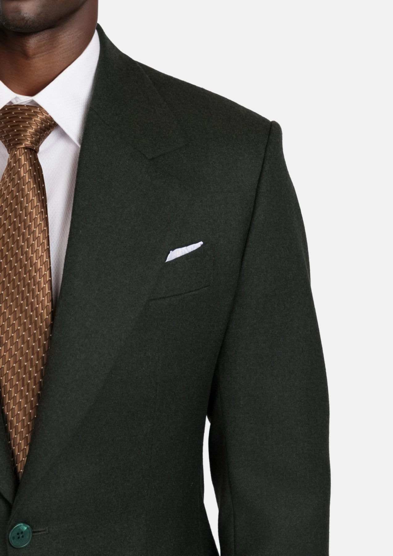 Forest Green Flannel Ellis Jacket - SARTORO282