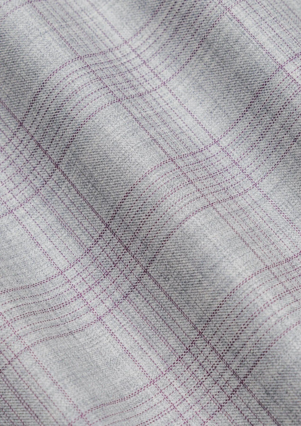 French Gray Checked Pants