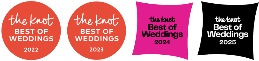 Best of Weddings 2022 - 2025 Awards Badges