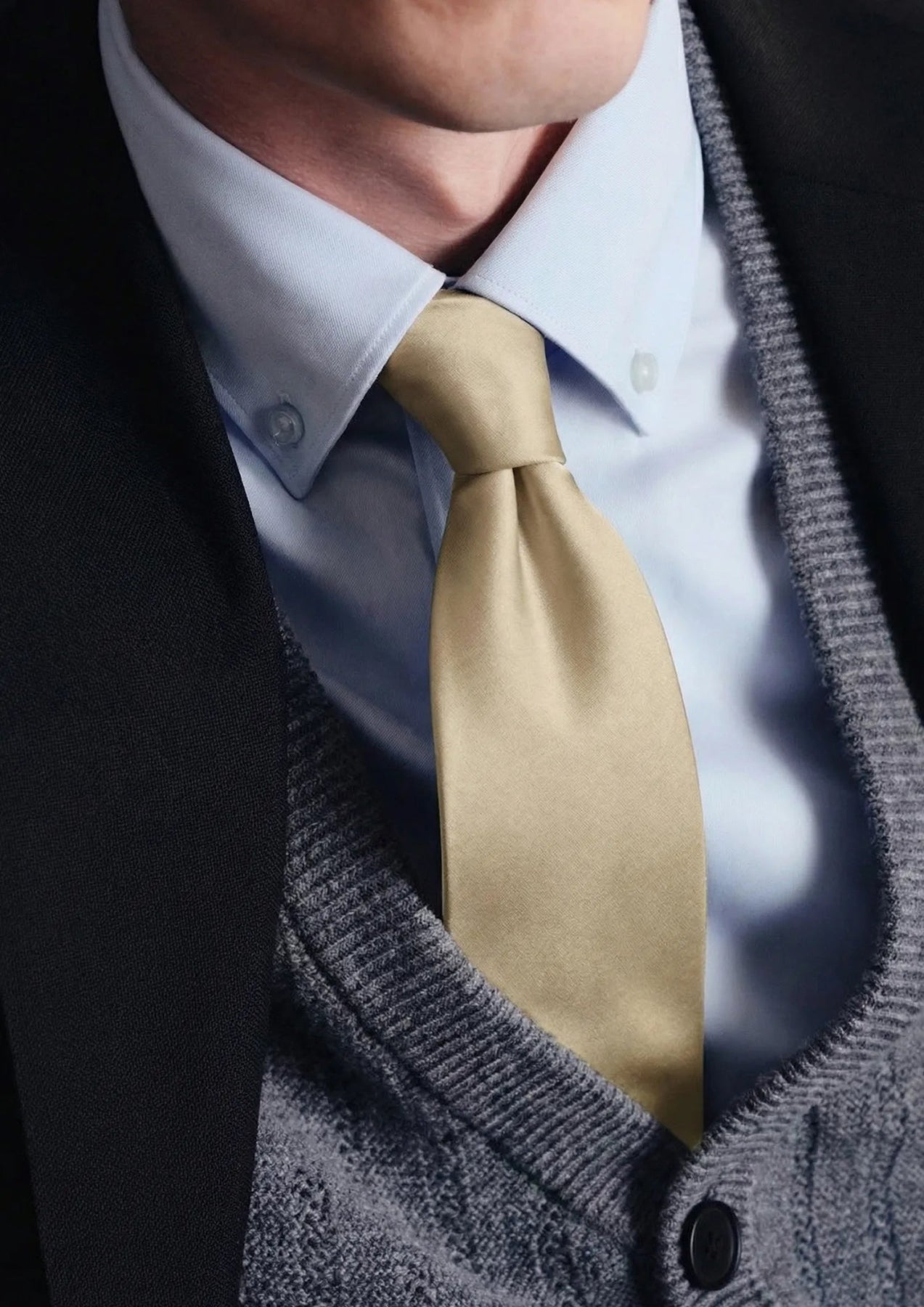 Gold Pearl Tie - SARTORO425