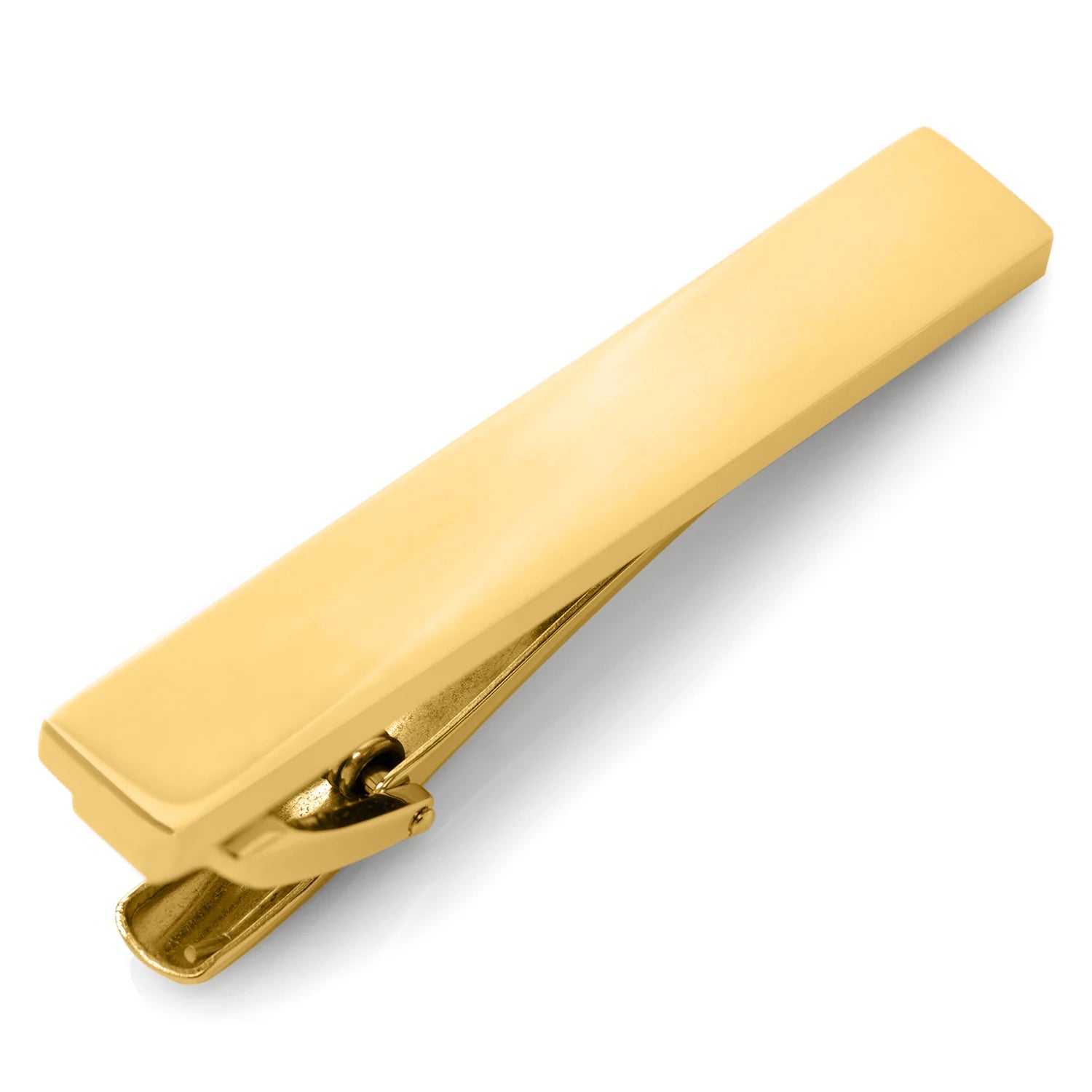 Gold Stainless Steel Engravable Tie Clip - SARTORO82