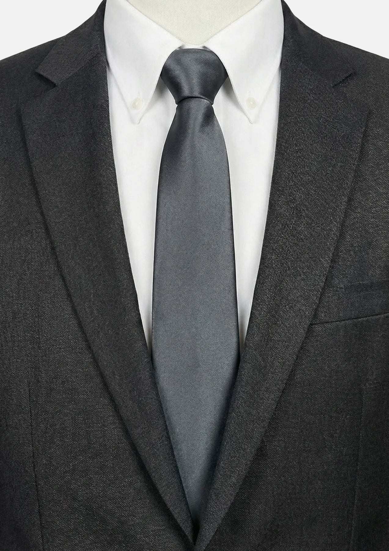 Graphite Grey Tie - SARTORO819