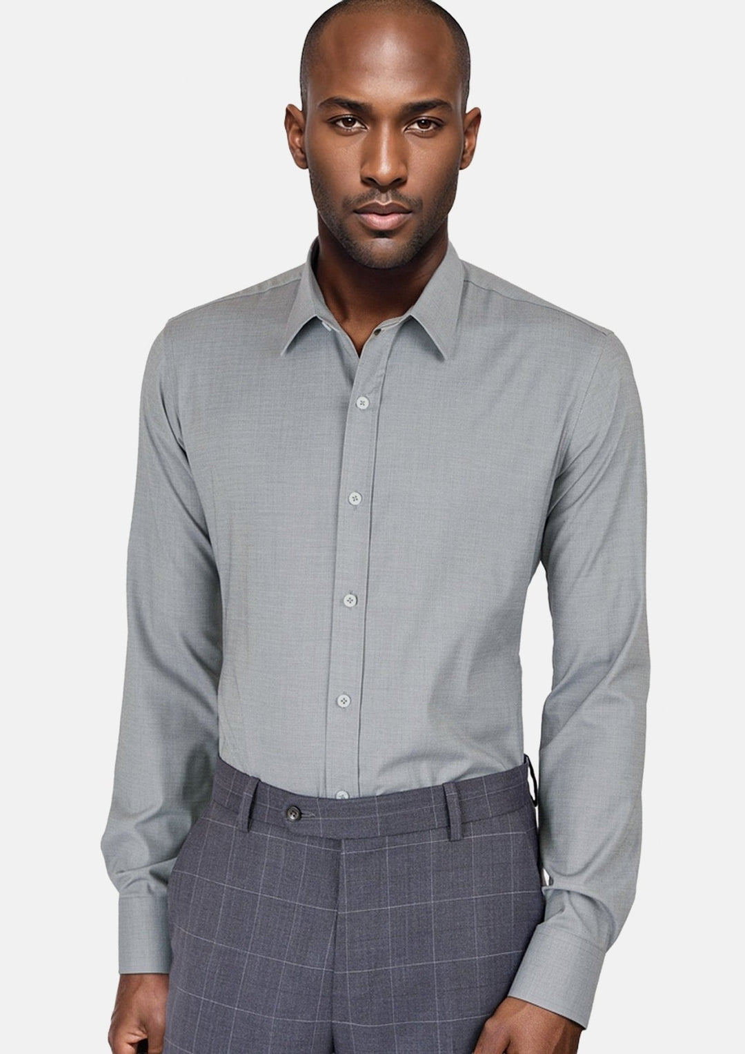 Grey Ultrasoft Bamboo Shirt - SARTORO