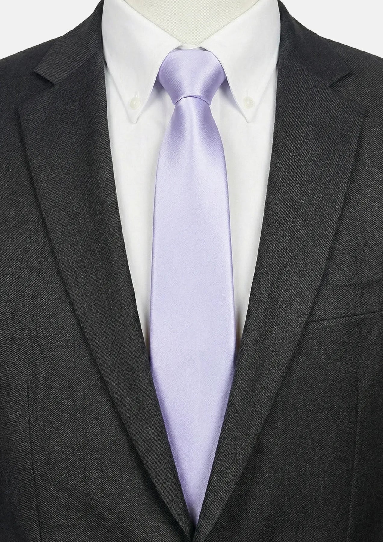 Heather Purple Tie - SARTORO985