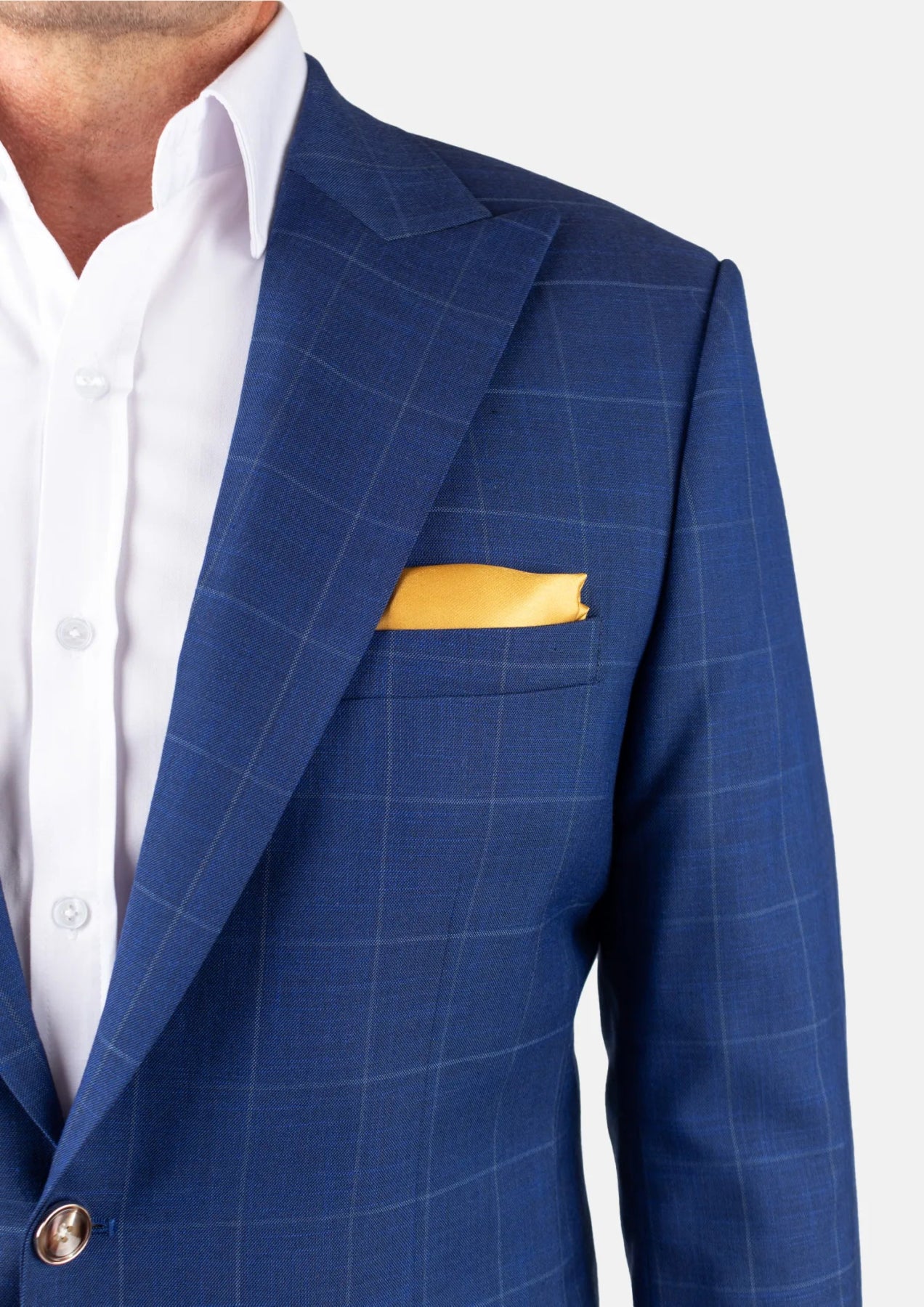 Hudson Empire Blue Windowpane Jacket - SARTORO379
