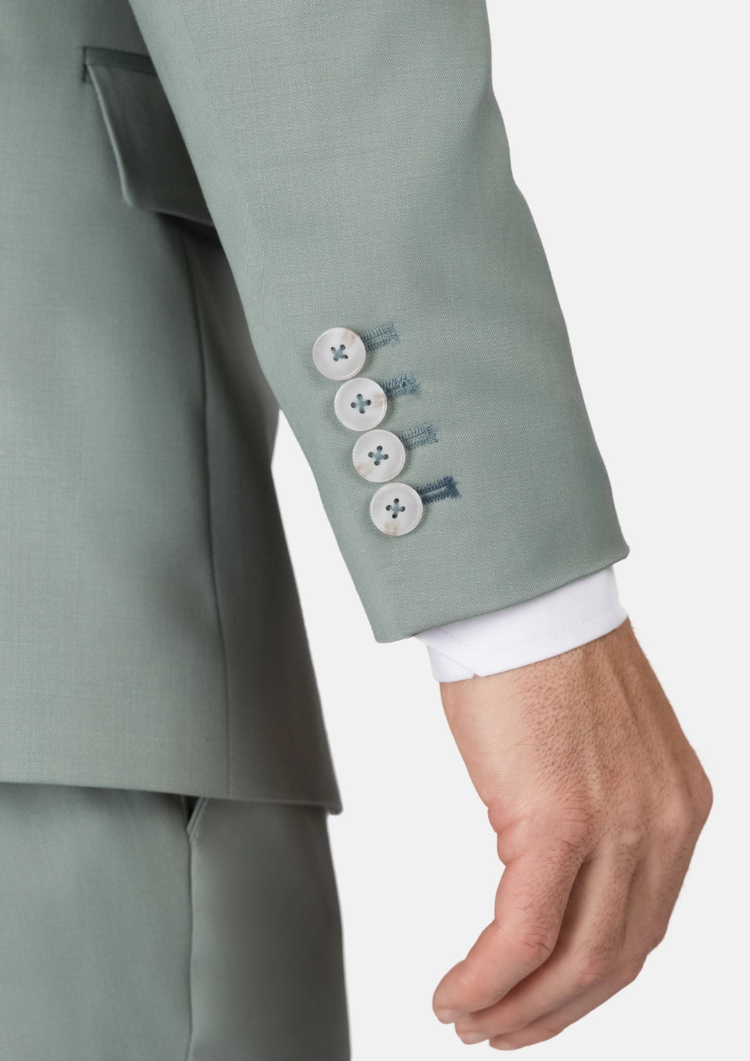 Jade Green Performance Wool Suit - SARTORO