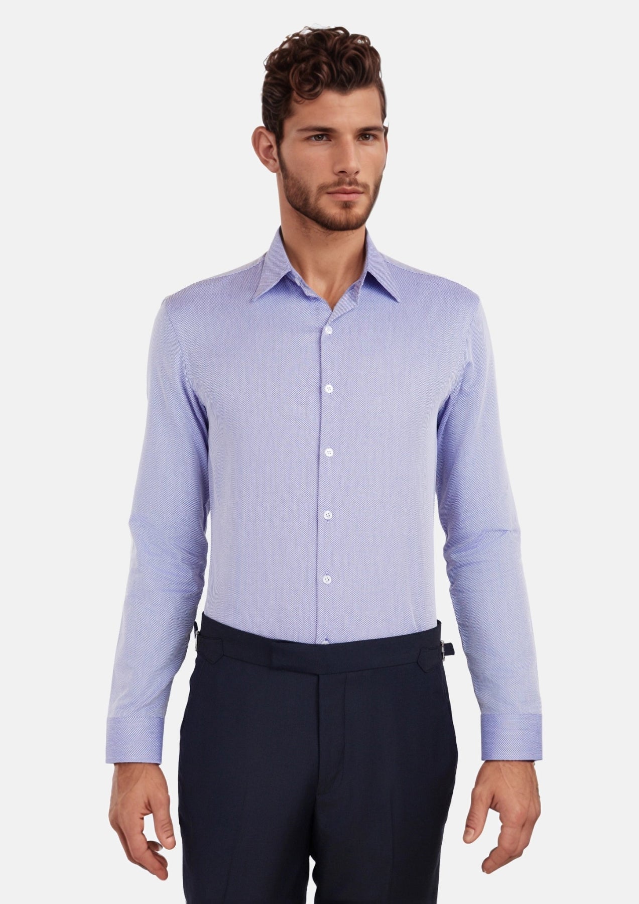Lavender Shirt - SARTORO307