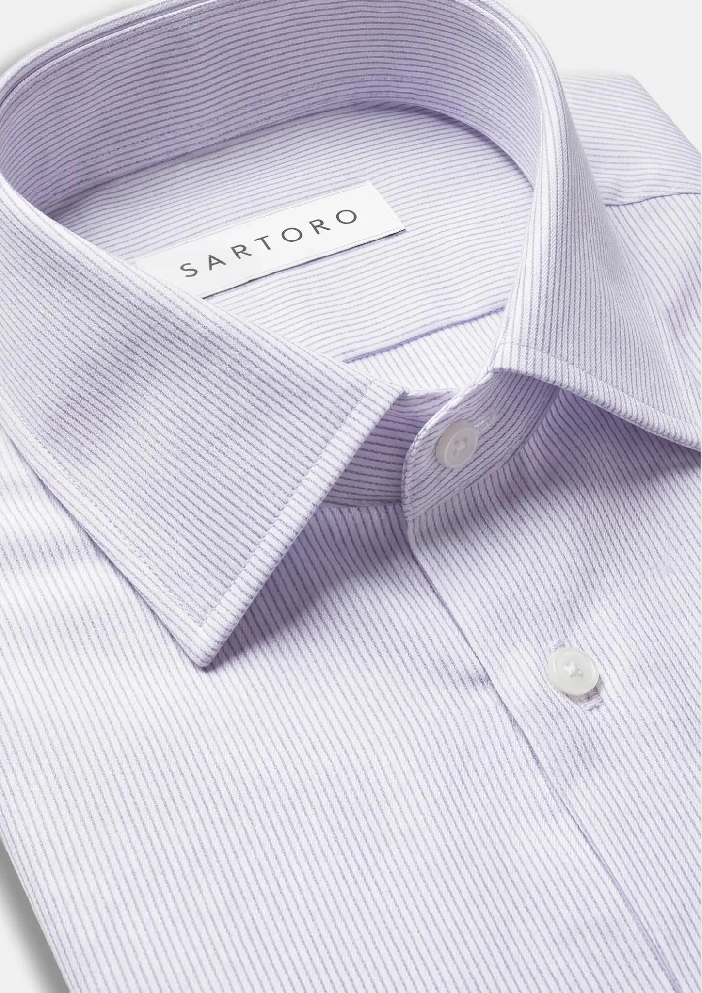 Lavender Stripe Shirt - SARTORO815