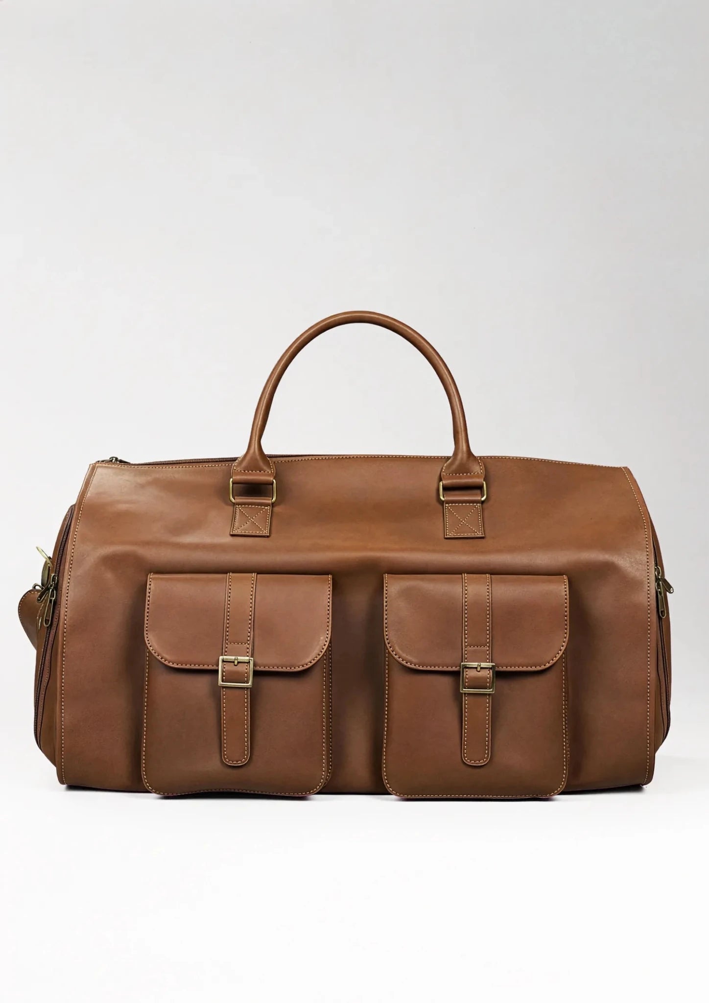 Leather Garment Duffel Bag - SARTORO687