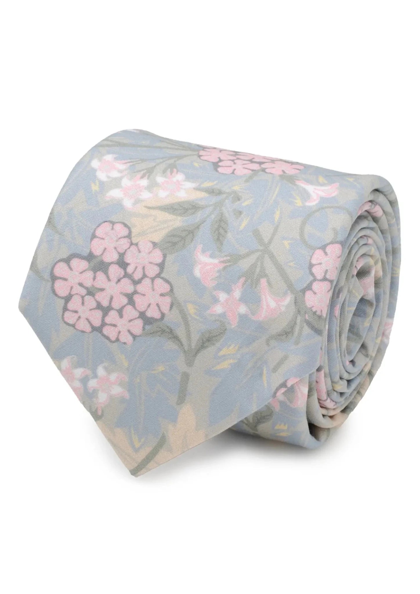Light Blue Floral Men's Tie607