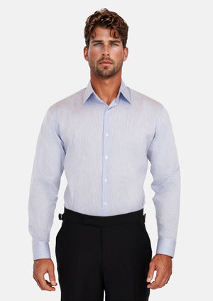Light Blue Stripe Shirt - SARTORO
