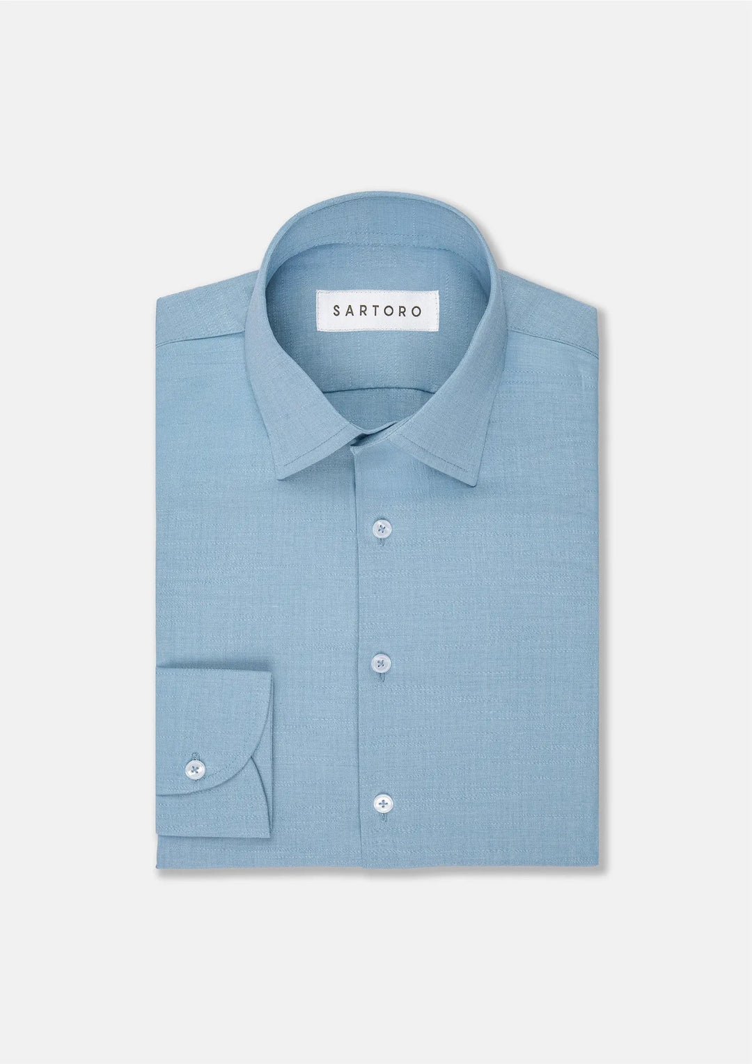 Light Teal Ultrasoft Aloe Shirt - SARTORO