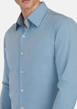 Light Teal Ultrasoft Aloe Shirt - SARTORO