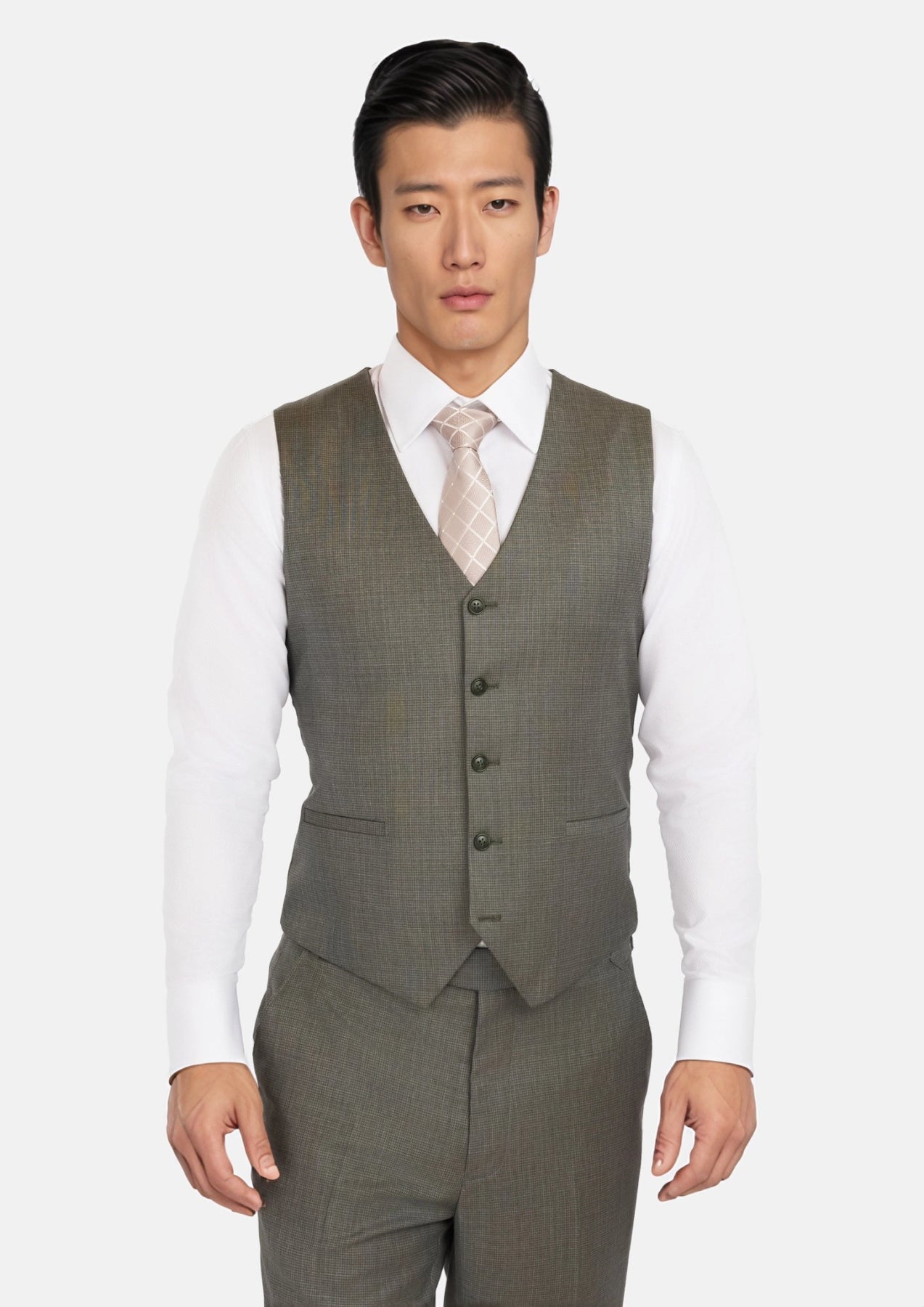 Midtown Sage Vest - SARTORO2