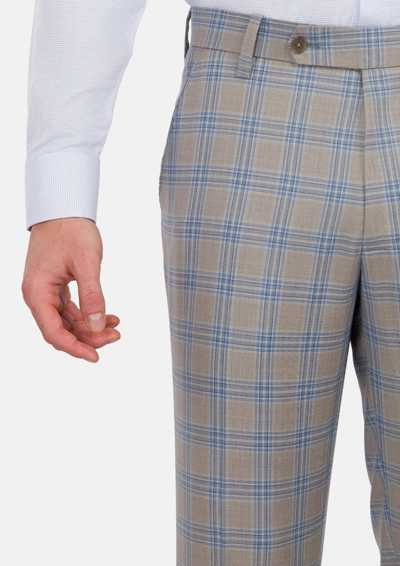 Milano Grey Checked Pants