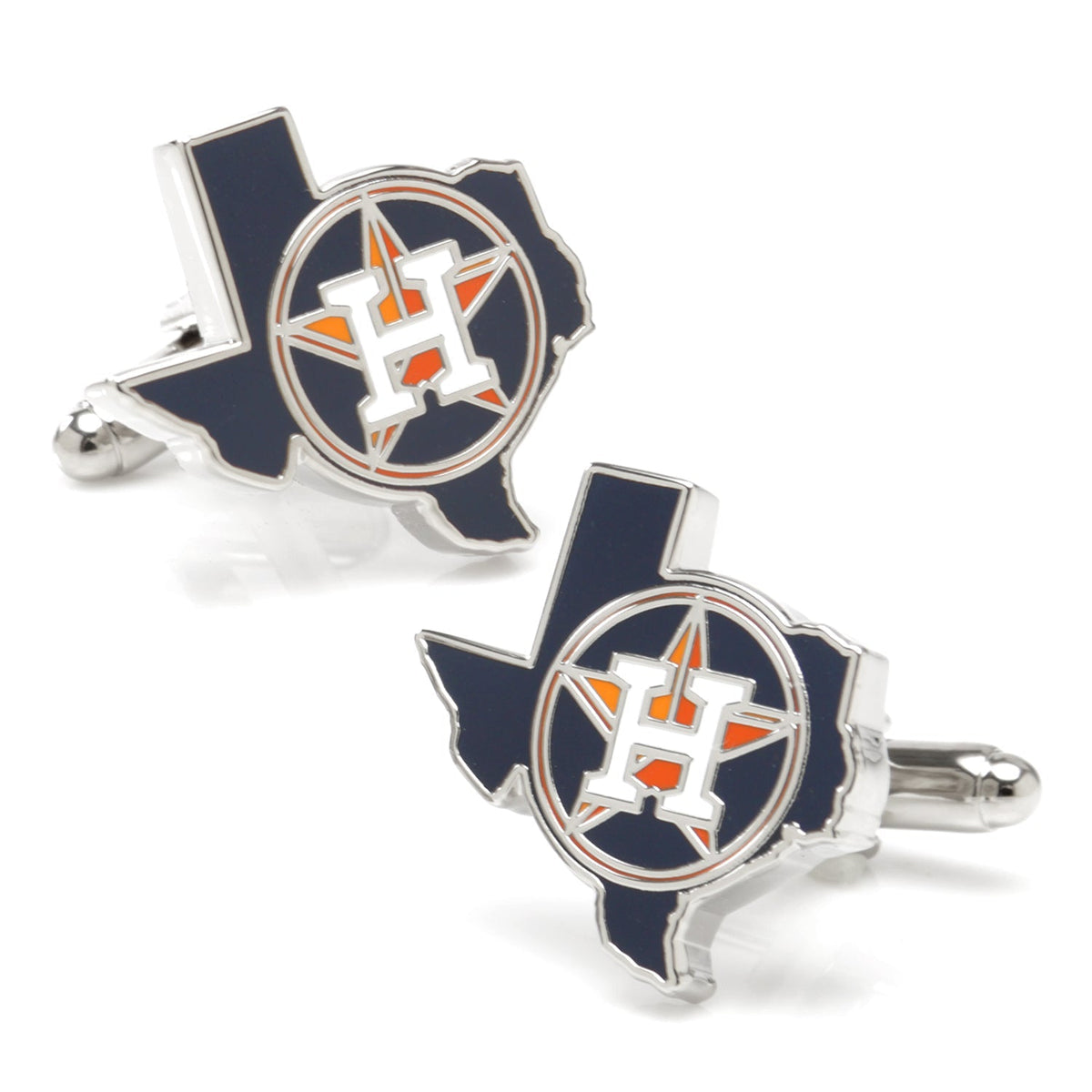 MLB Houston Astros State Shaped Cufflinks - SARTORO965