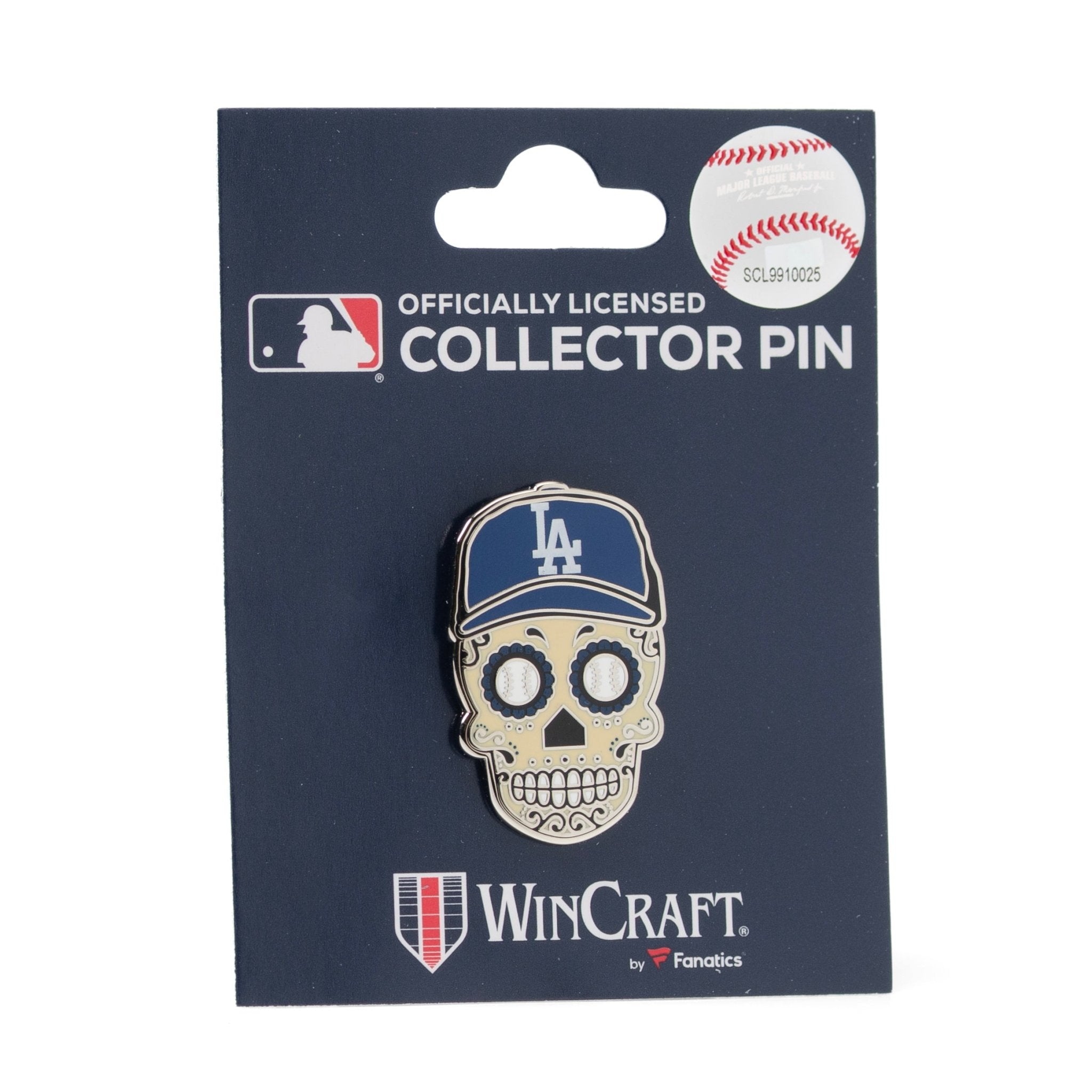 MLB LA Dodgers Sugar Skull Lapel Pin419