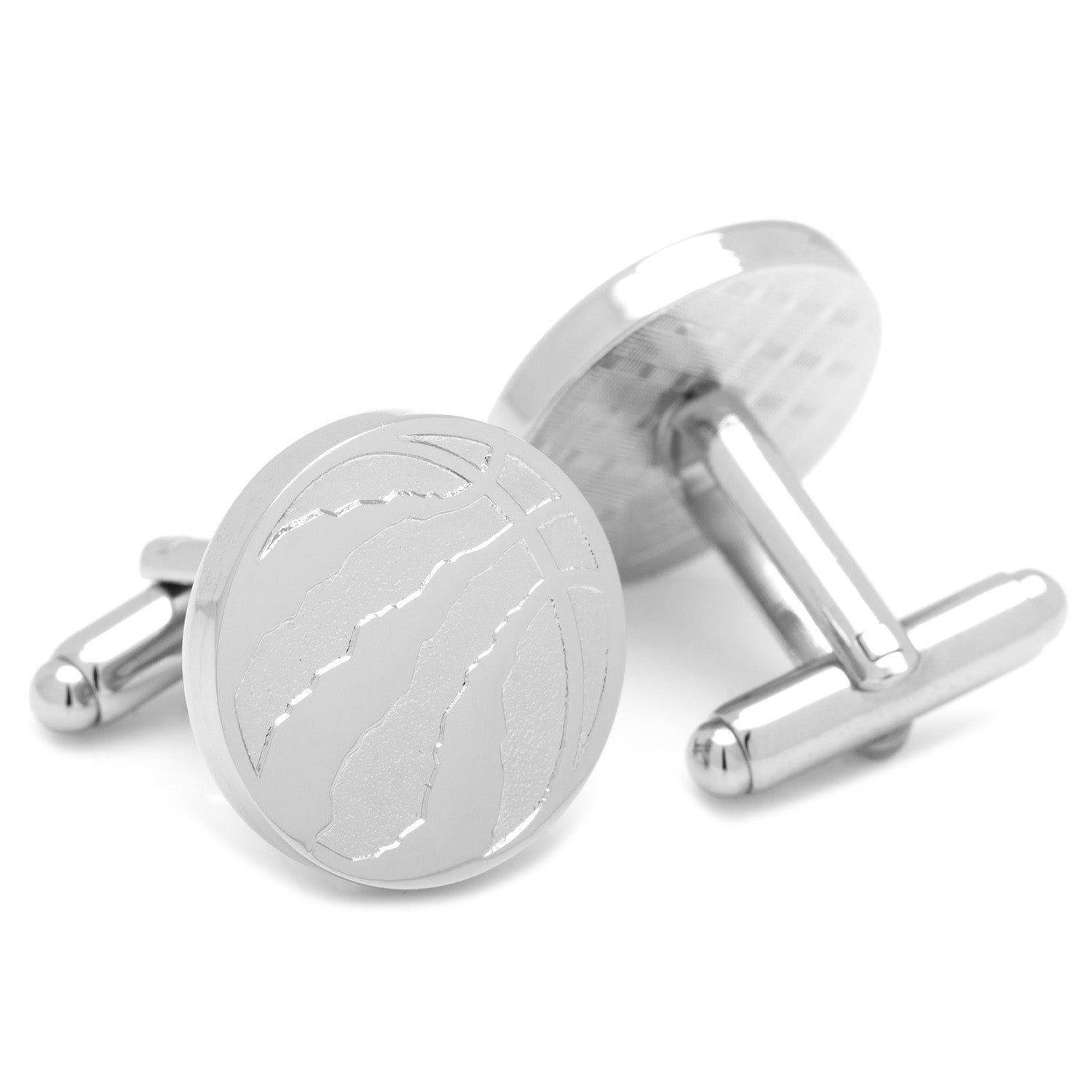 NBA Toronto Raptors Silver Edition Cufflinks - SARTORO835