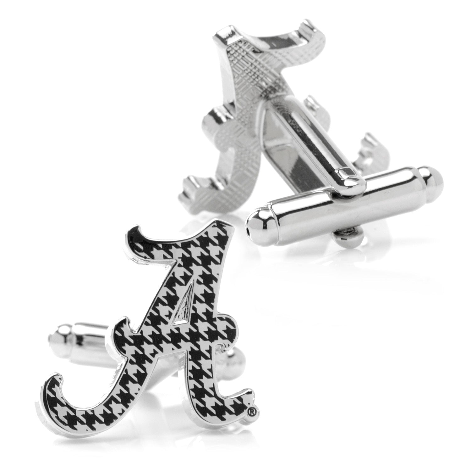 NCAA University of Alabama Houndstooth Cufflinks - SARTORO617