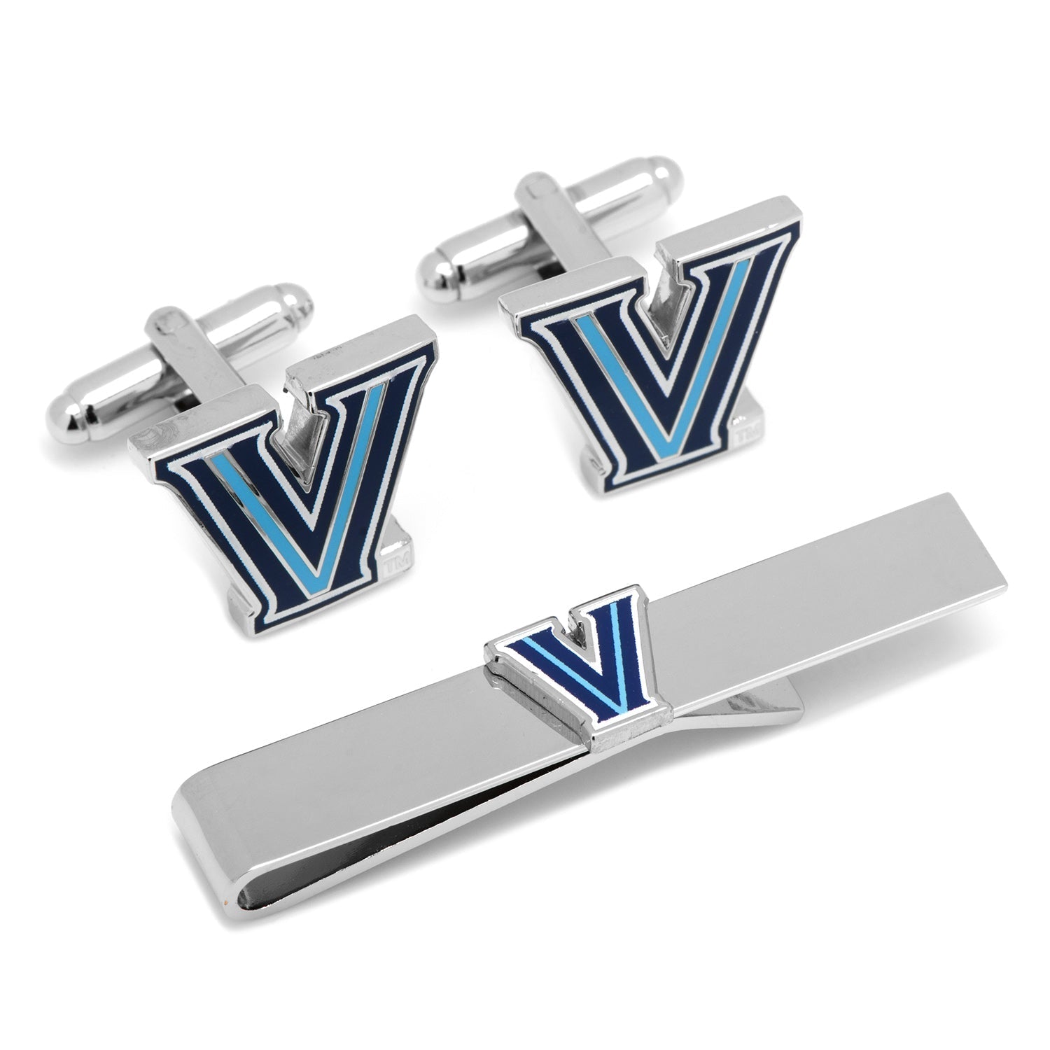 NCAA Villanova University Cufflinks and Tie Bar Gift Set761