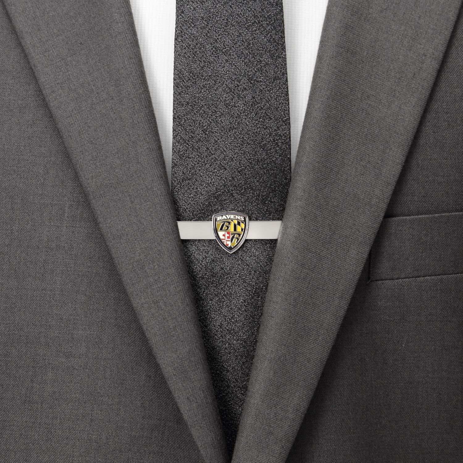 NFL Baltimore Ravens Cufflinks and Shield Tie Bar Gift Set536