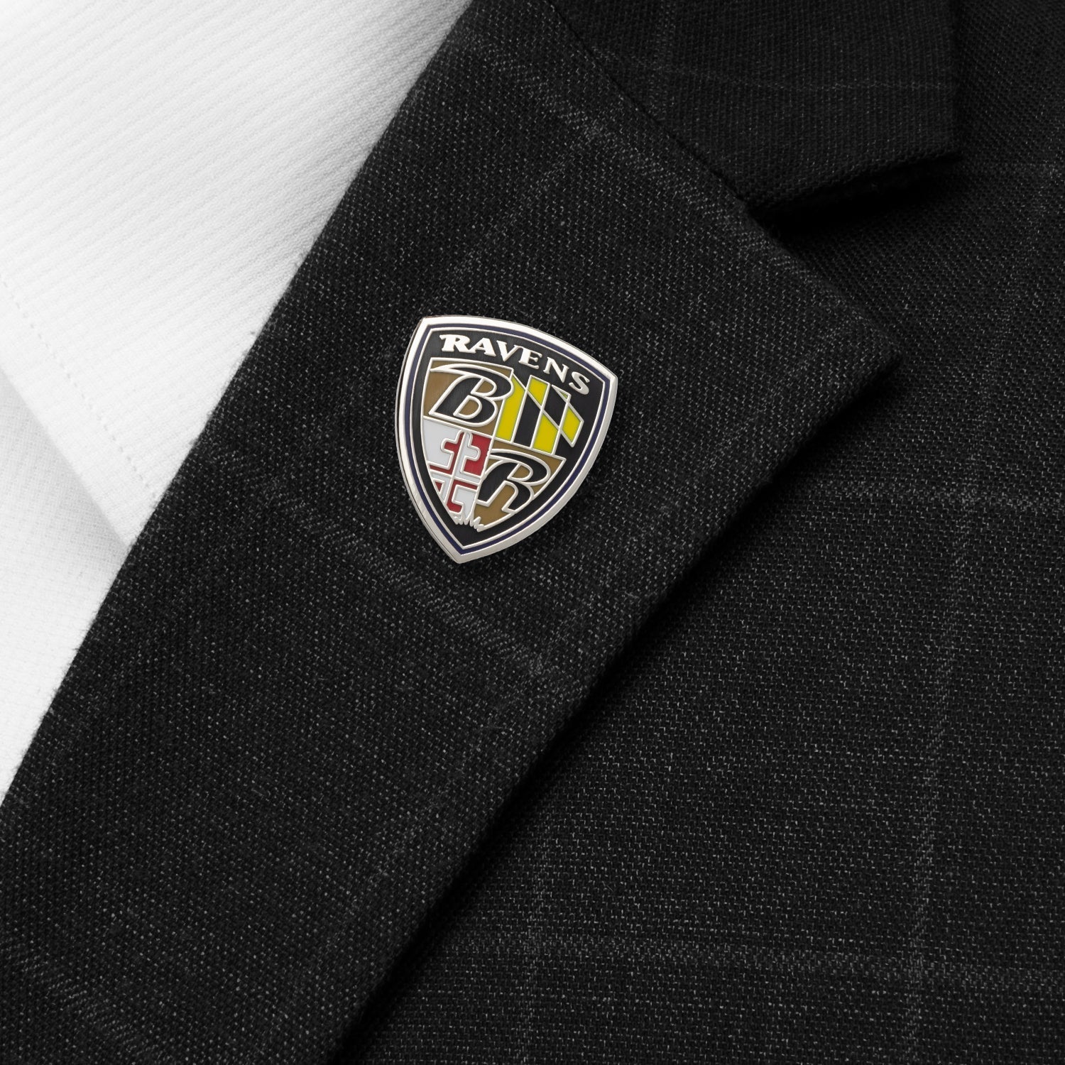 NFL Baltimore Ravens Shield Lapel Pin - SARTORO935