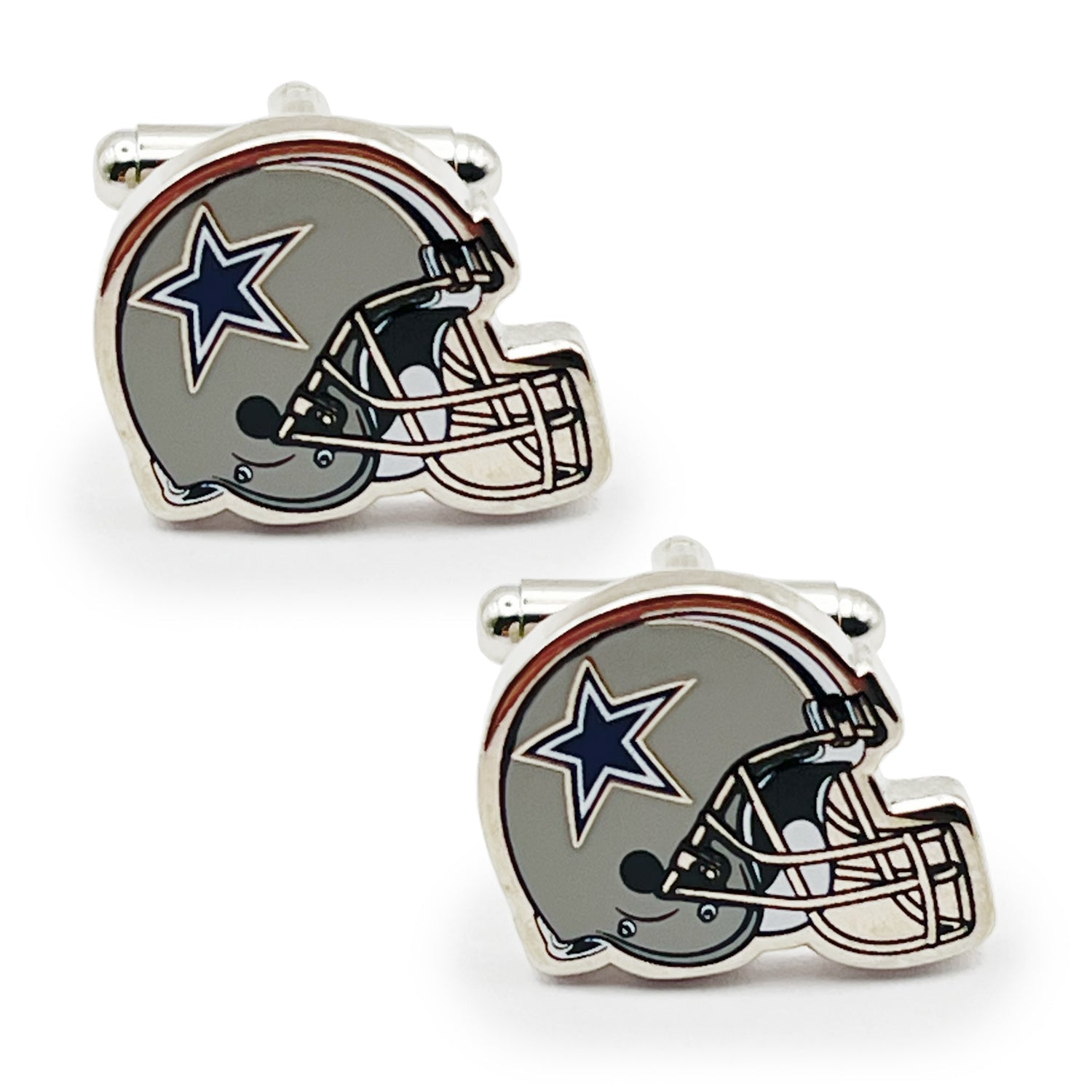 NFL Dallas Cowboys Throwback Helmet Cufflinks - SARTORO669