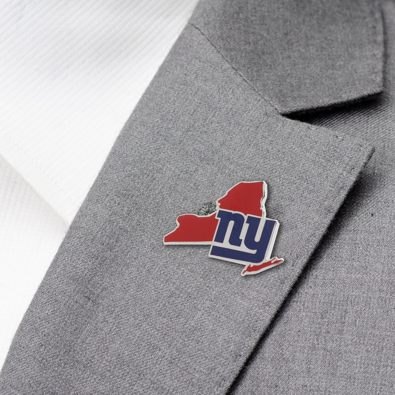 NFL New York Giants State Shaped Lapel Pin - SARTORO155