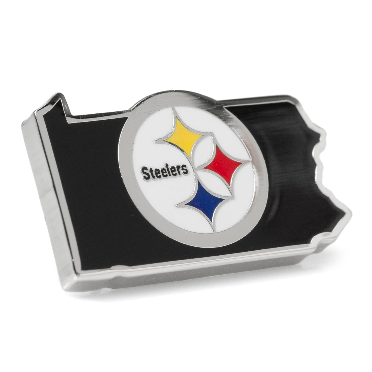 NFL Pittsburgh Steelers State Shaped Lapel Pin - SARTORO110