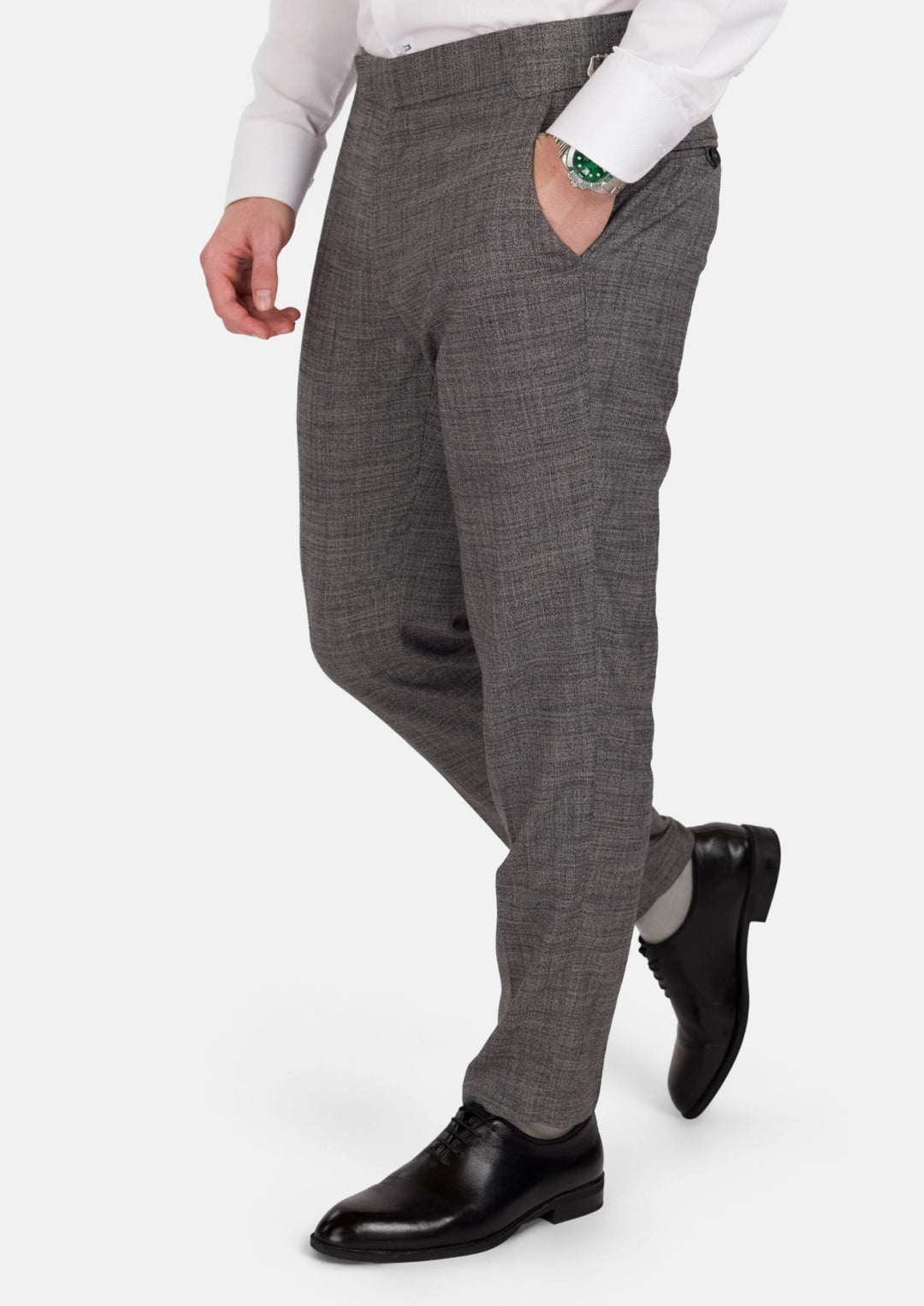 Nickel Grey Bamboo Pants - SARTORO