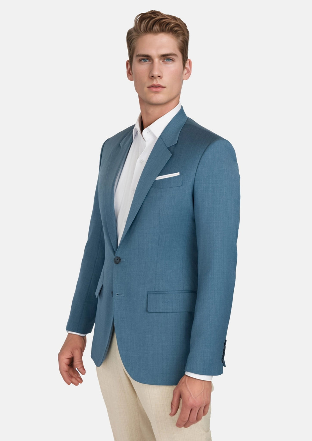 Olympic Blue Performance Stretch Jacket - SARTORO