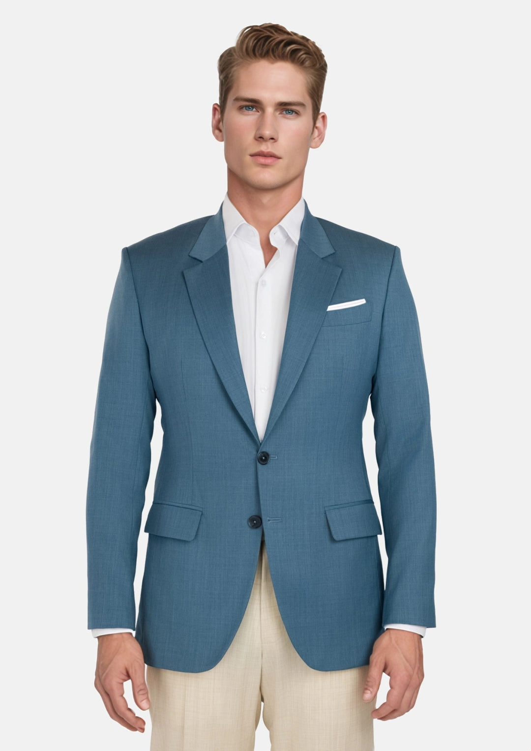 Olympic Blue Performance Stretch Jacket - SARTORO
