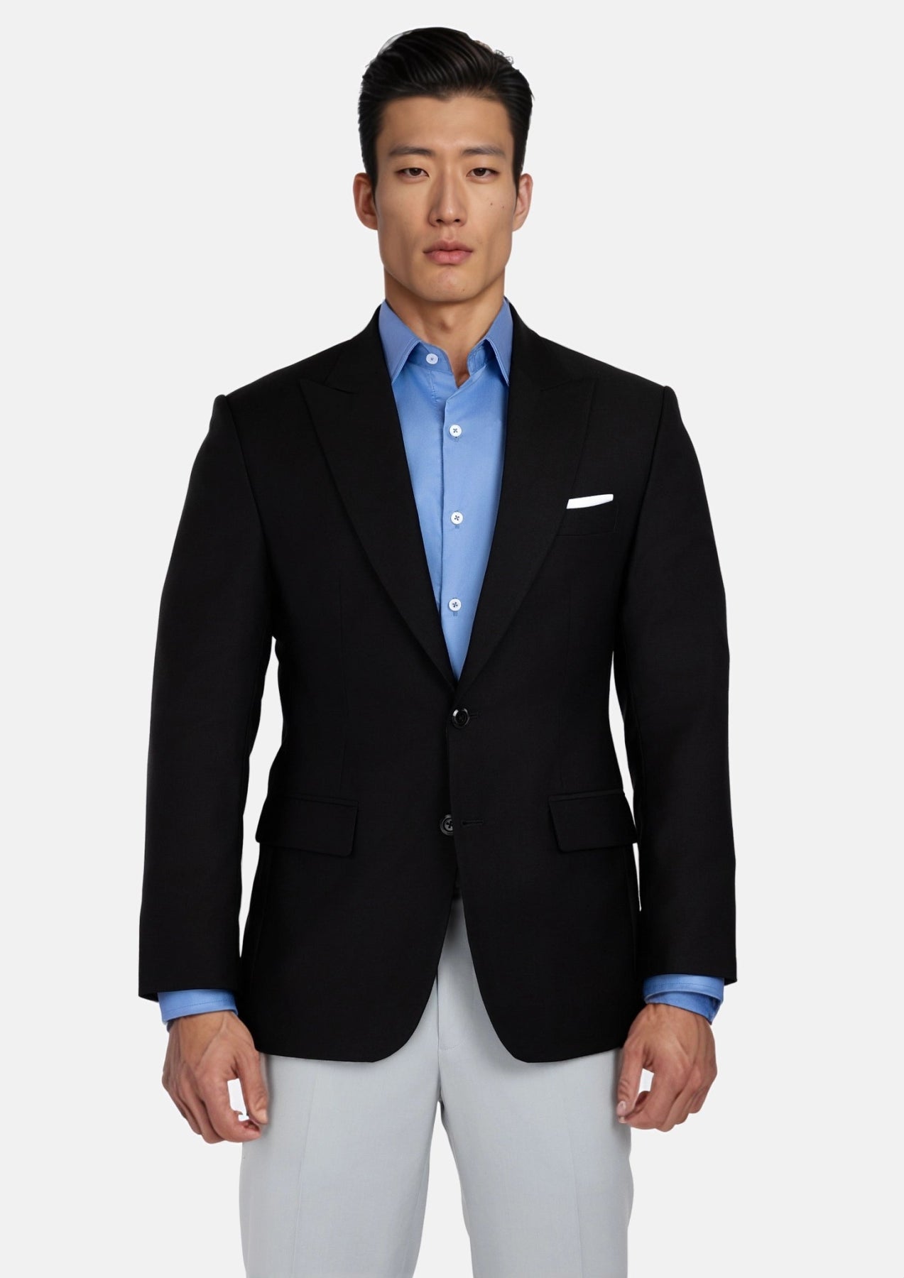 Onyx Black Bryant Jacket - SARTORO798