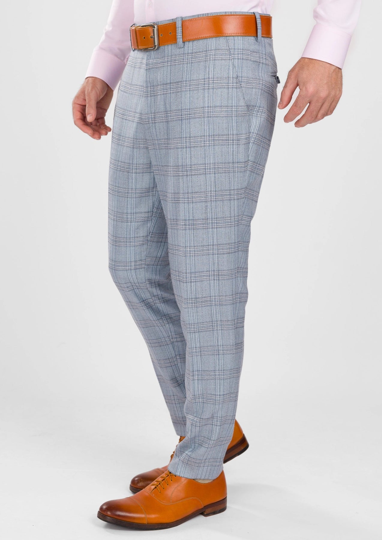 Polo Blue Glen Plaid Pants