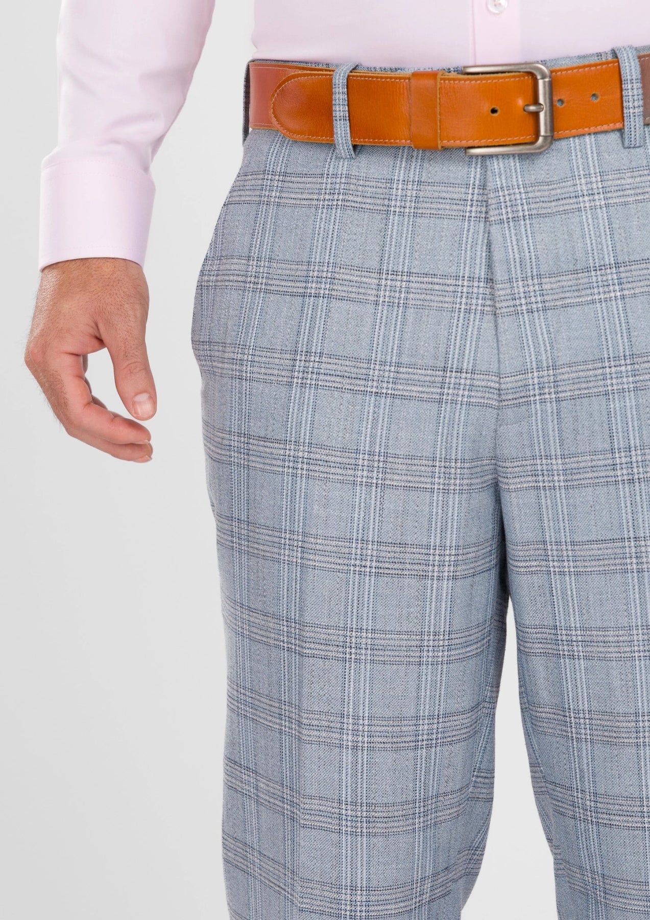 Polo Blue Glen Plaid Pants