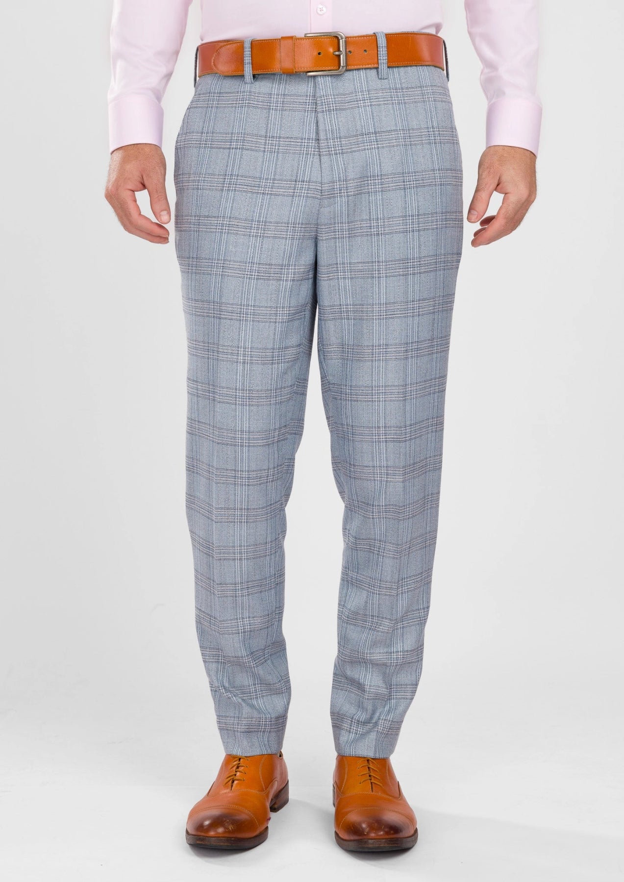 Polo Blue Glen Plaid Pants