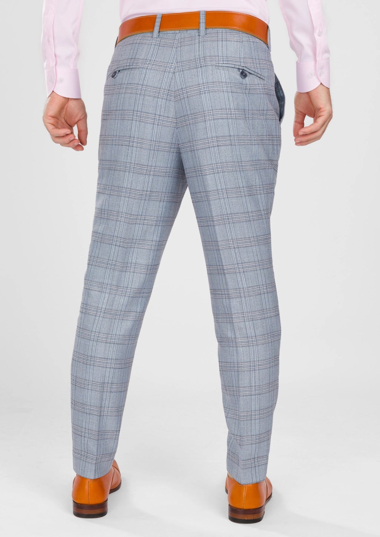 Polo Blue Glen Plaid Pants