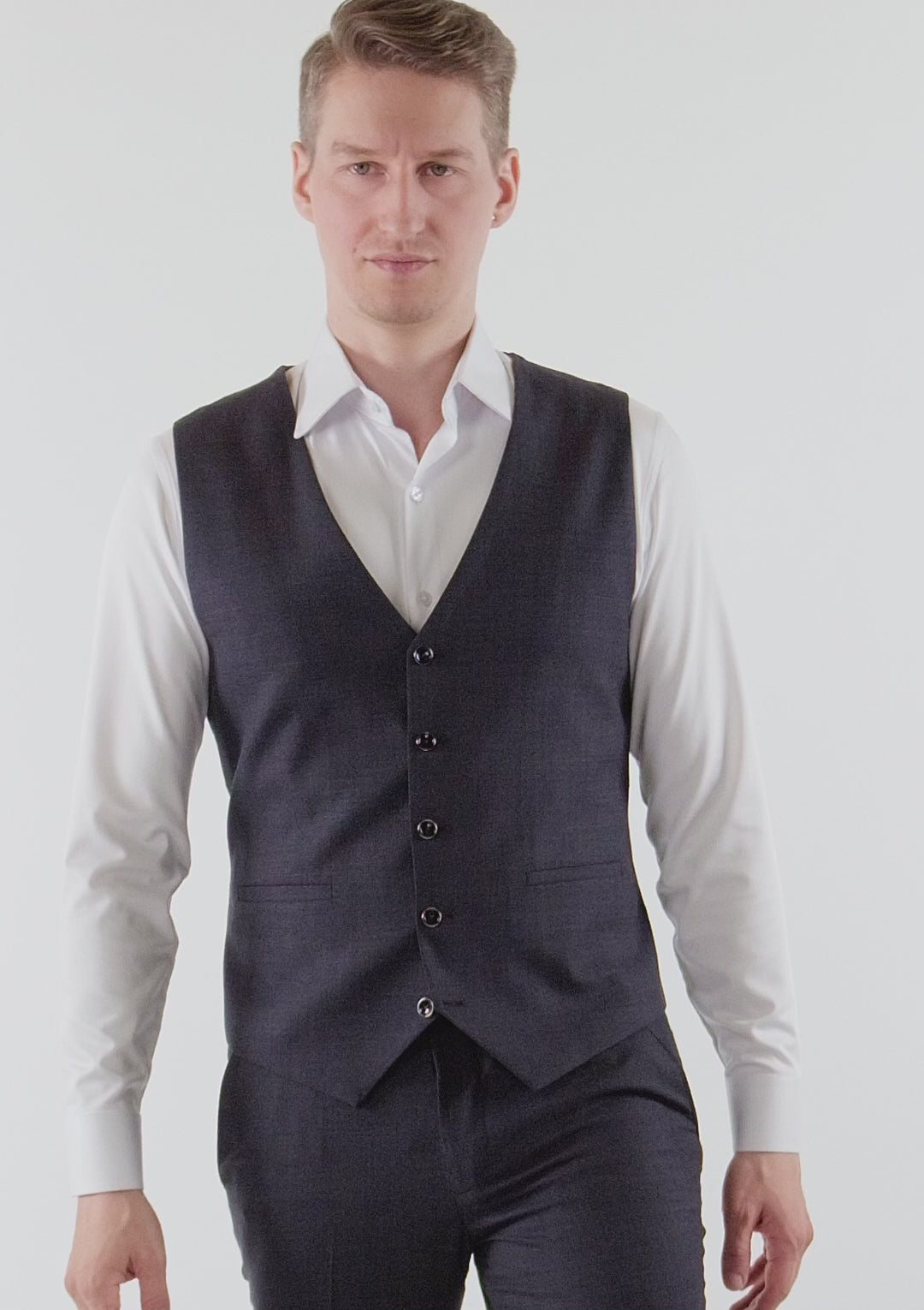 Charcoal Slate Vest