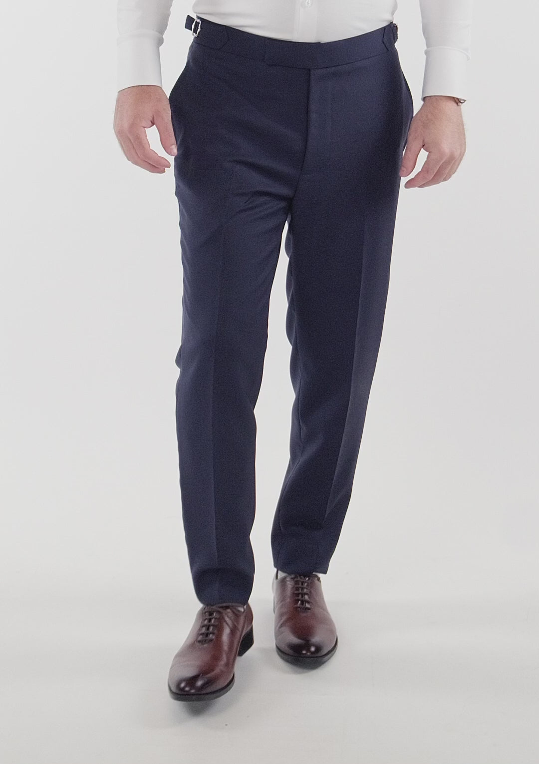 Stratos Blue Sharkskin Pants
