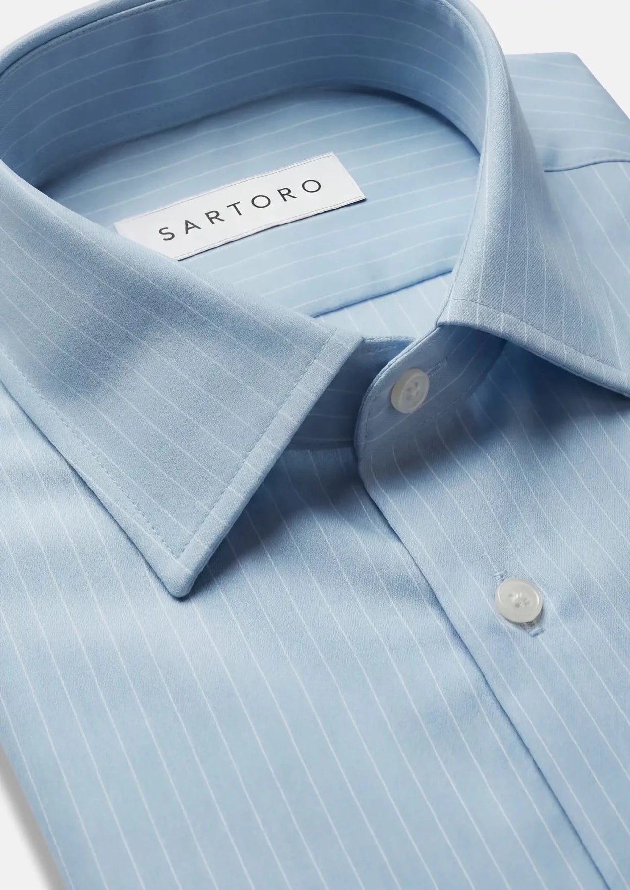 Sage Bamboo Stripe Shirt - SARTORO88