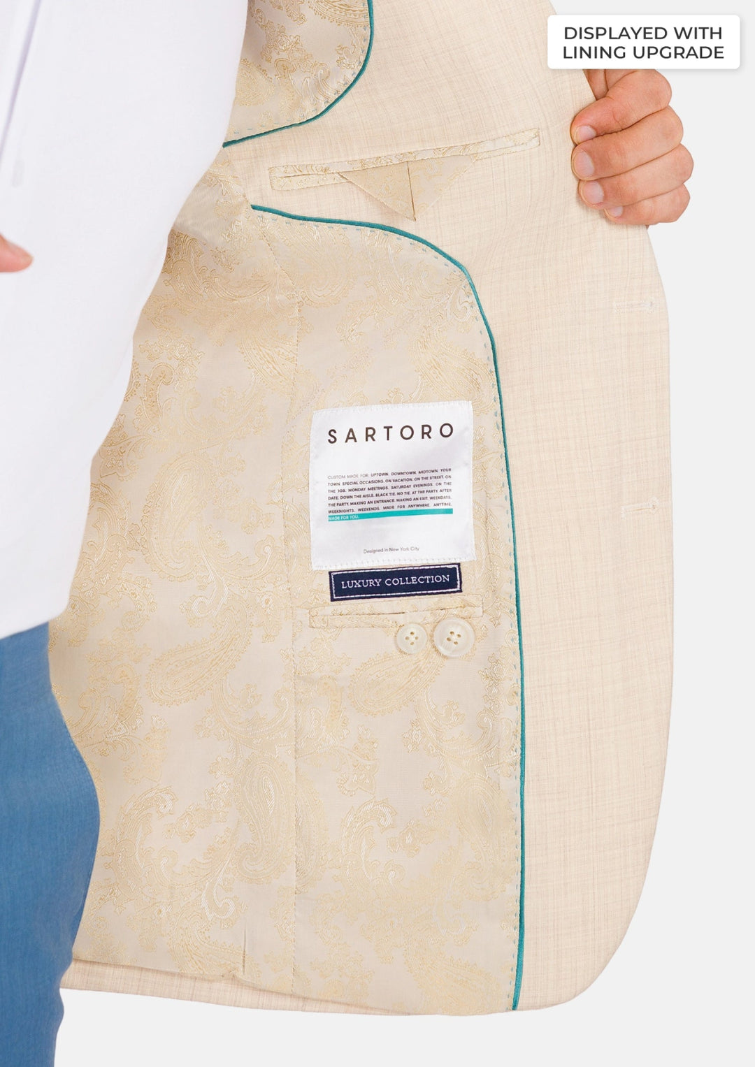 Sartoro Sand Performance Stretch Jacket - SARTORO