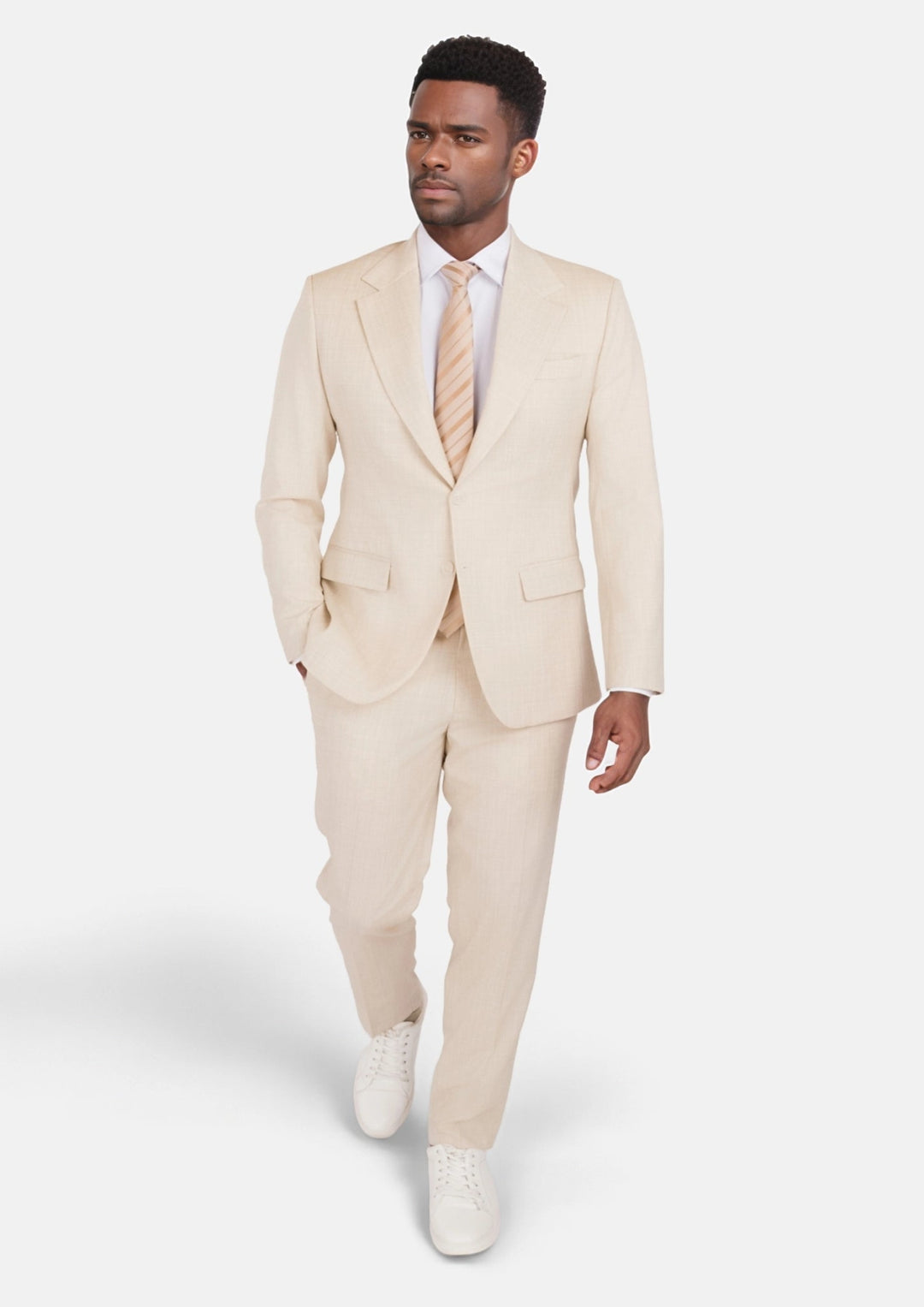 Sartoro Sand Performance Stretch Suit - SARTORO