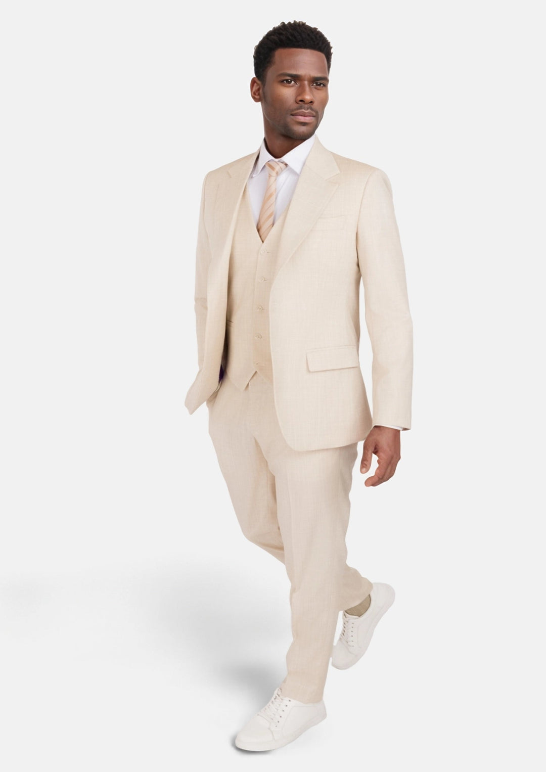 Sartoro Sand Performance Stretch Suit - SARTORO