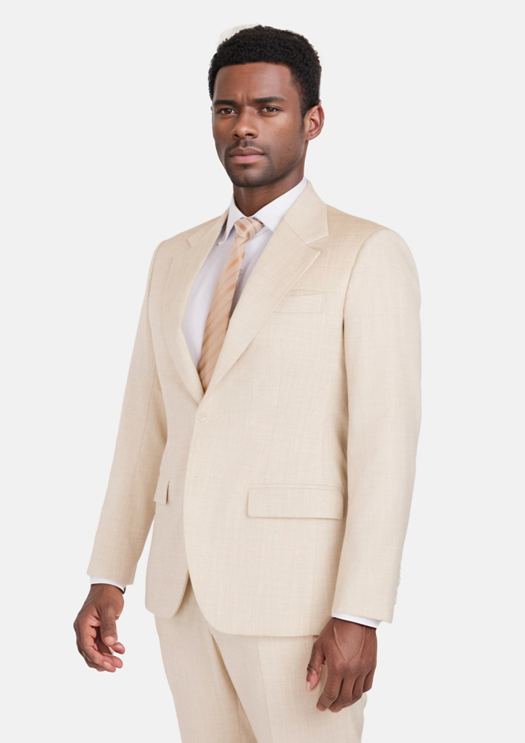 Sartoro Sand Performance Stretch Suit - SARTORO