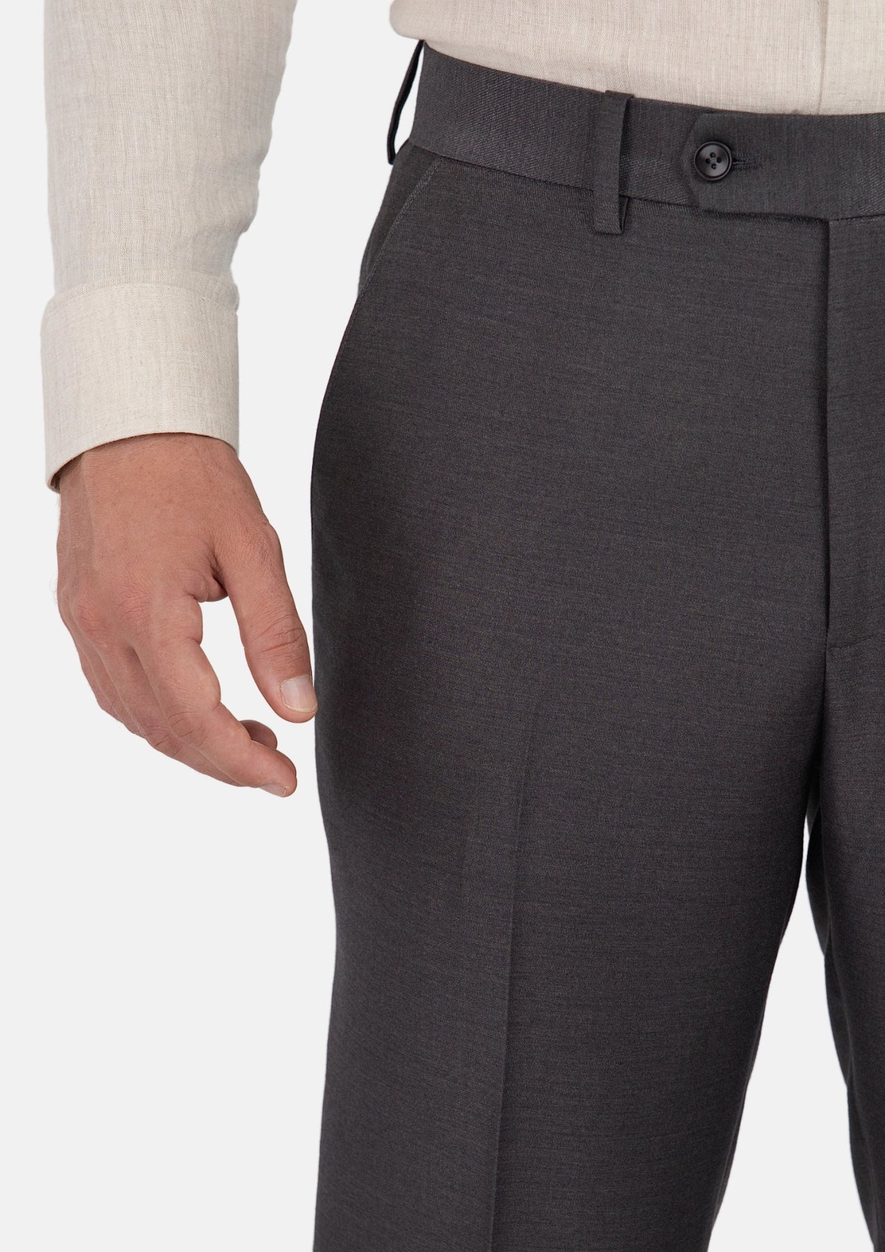 Shimmer Grey Pants - SARTORO451
