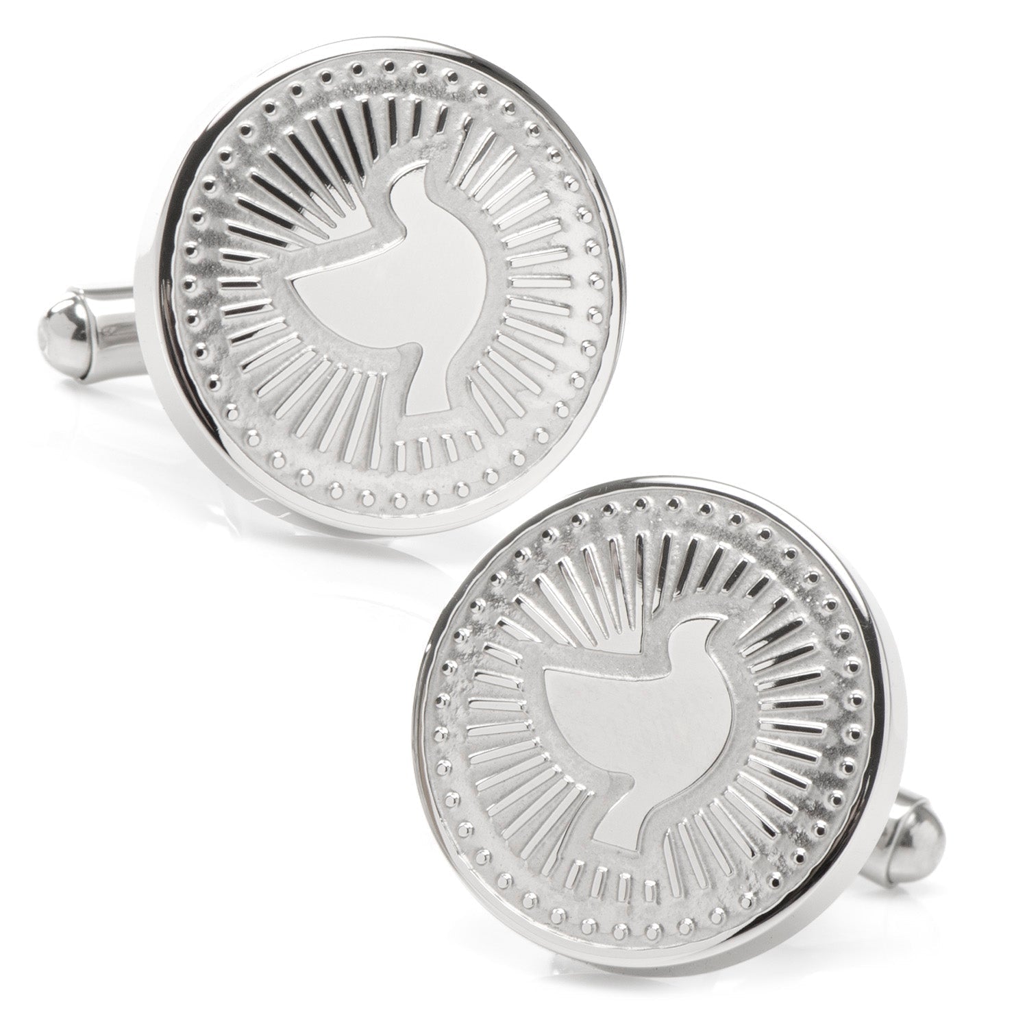 Silver Dove Radial Cufflinks - SARTORO572